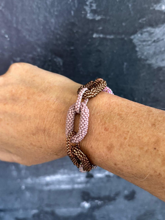 P100 Pulsera Eslabones de Aura