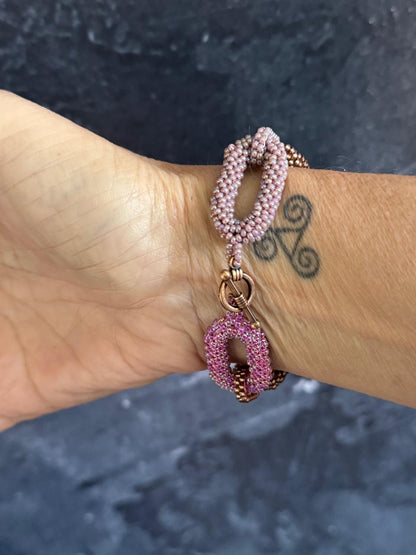 P100 Pulsera Eslabones de Aura