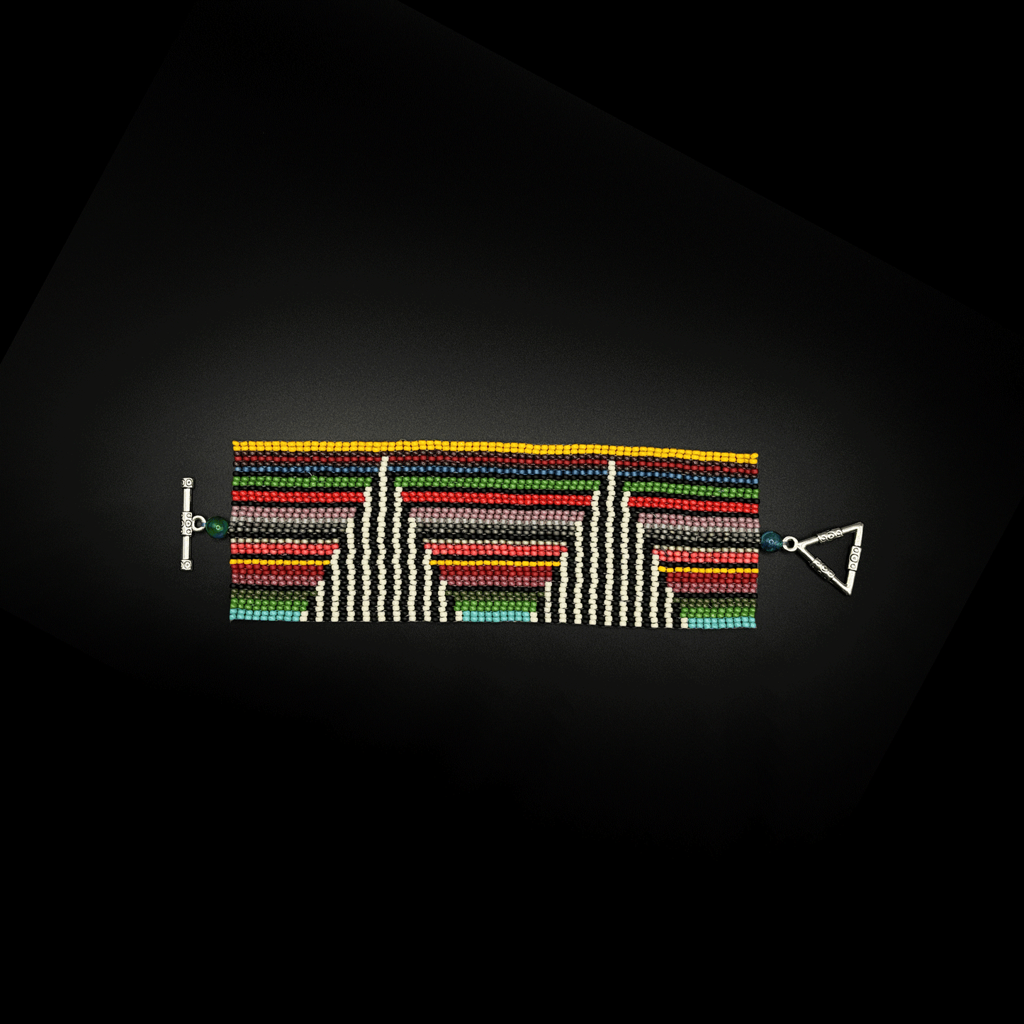 P013 Pulsera Prisma Geométrico