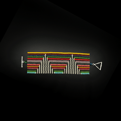 P013 Pulsera Prisma Geométrico