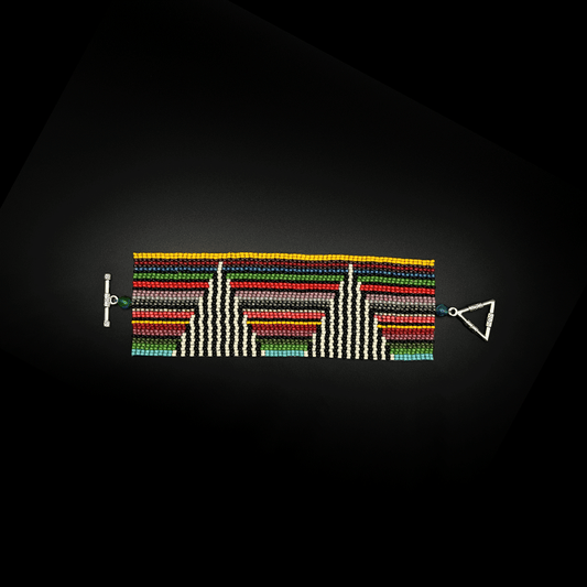 P013 Pulsera Prisma Geométrico