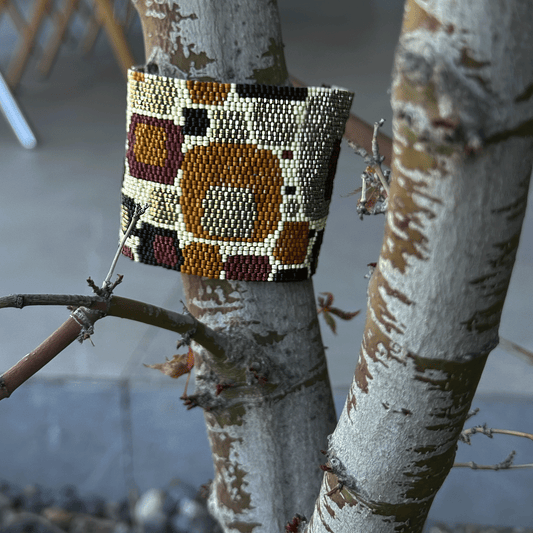 P084 Pulsera Geometría Tierra