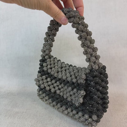 T08 Cartera Reflejo Media Noche